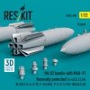 RESKIT RS32-0498 Mk.83 bombs with MAU-91 thermally protected (4 pcs) (3D printed) 1/32